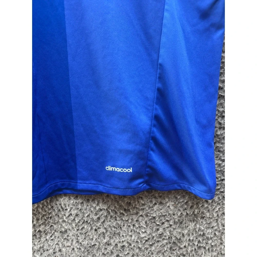 Adidas 2016-2017 Juventus FC Away Short Sleeve‎ Soccer Jersey Blue Mens Size M